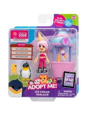 Adopt Me! Ice Cream Parlour Playset w/ Exclusive Code